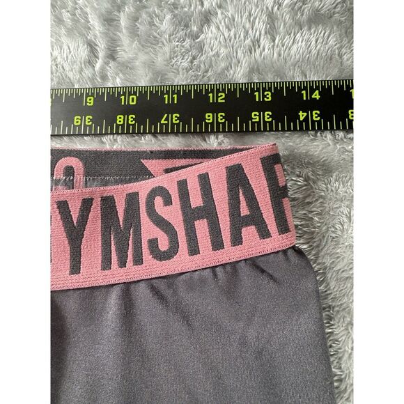 Gymshark Leggings Women's Small Gray Pink Seamless Ankle Fit Workout Athleisure - Picture 3 of 7